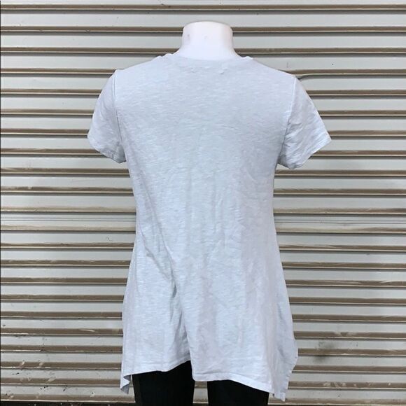 🛍️Say What layered top grey with white - Picture 7 of 7